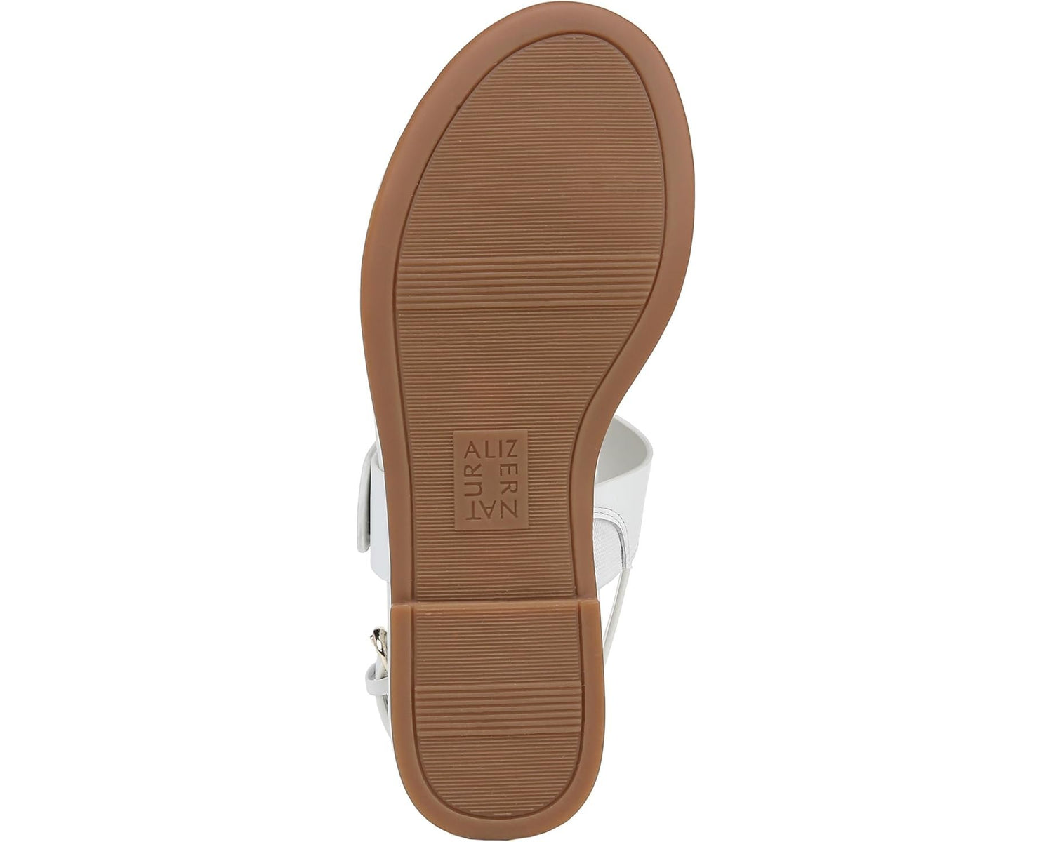 Naturalizer Womens Taylor T-Strap Slingback Flat Sandal