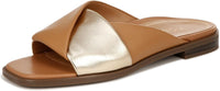 Camel & Gold Leather
