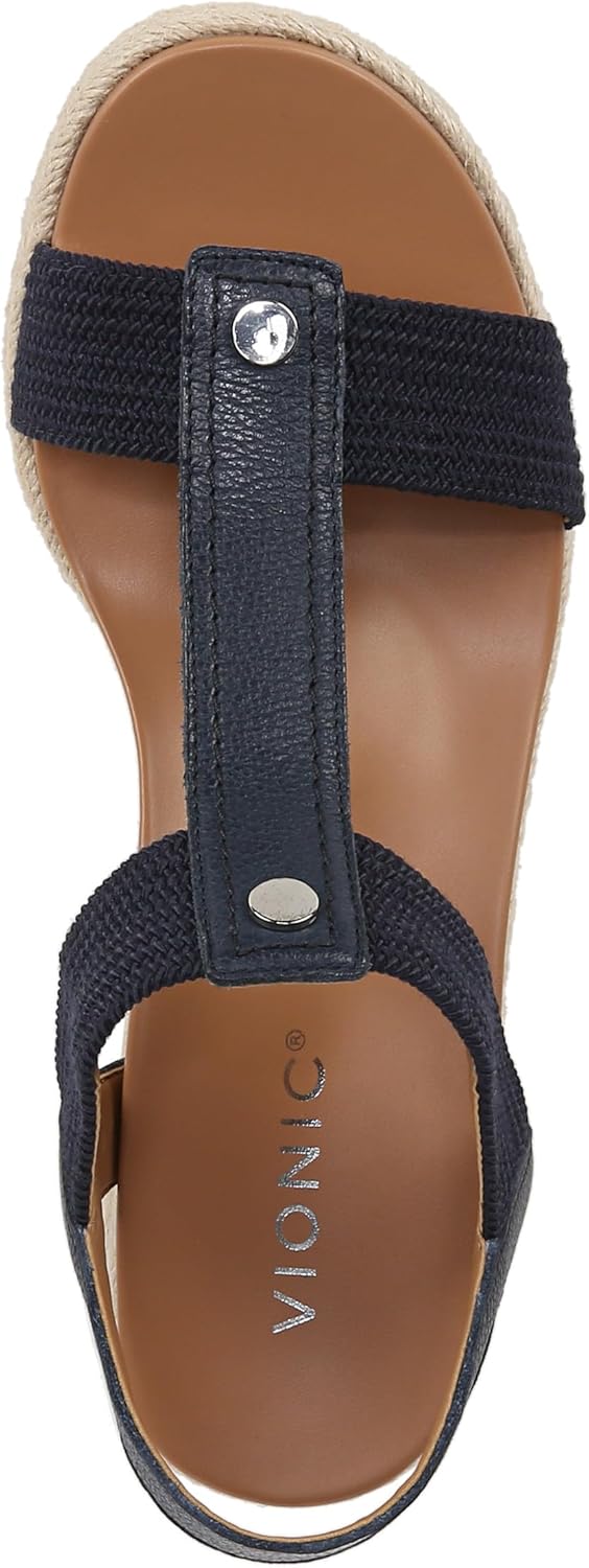 Vionic Women's Calera Ankle Straps Espadrille Wedge Sandal