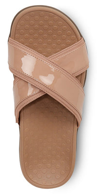 Vionic Merced Women's Cross Strap Slide Orthotic Sandals