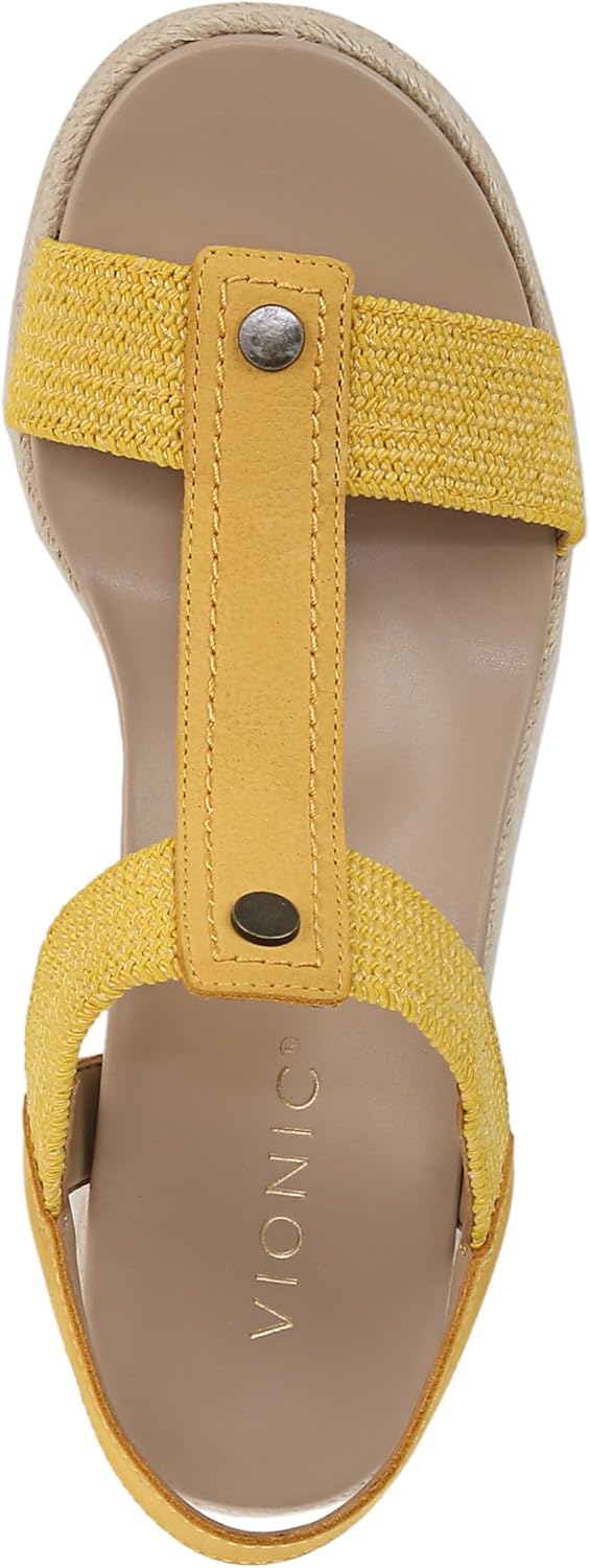 Vionic Women's Calera Ankle Straps Espadrille Wedge Sandal