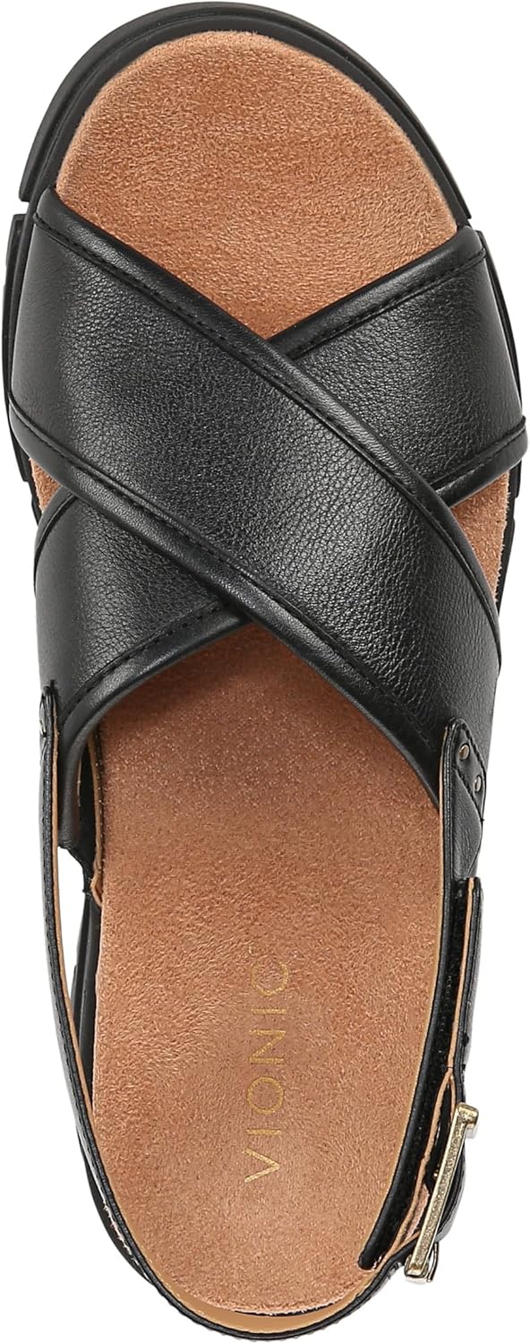 Vionic Uptown Sonoma Slingback Platform Wedge Sandal