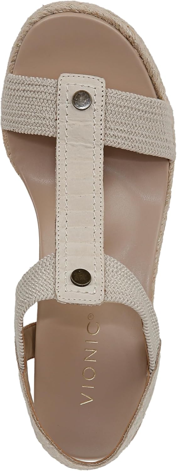 Vionic Women's Calera Ankle Straps Espadrille Wedge Sandal