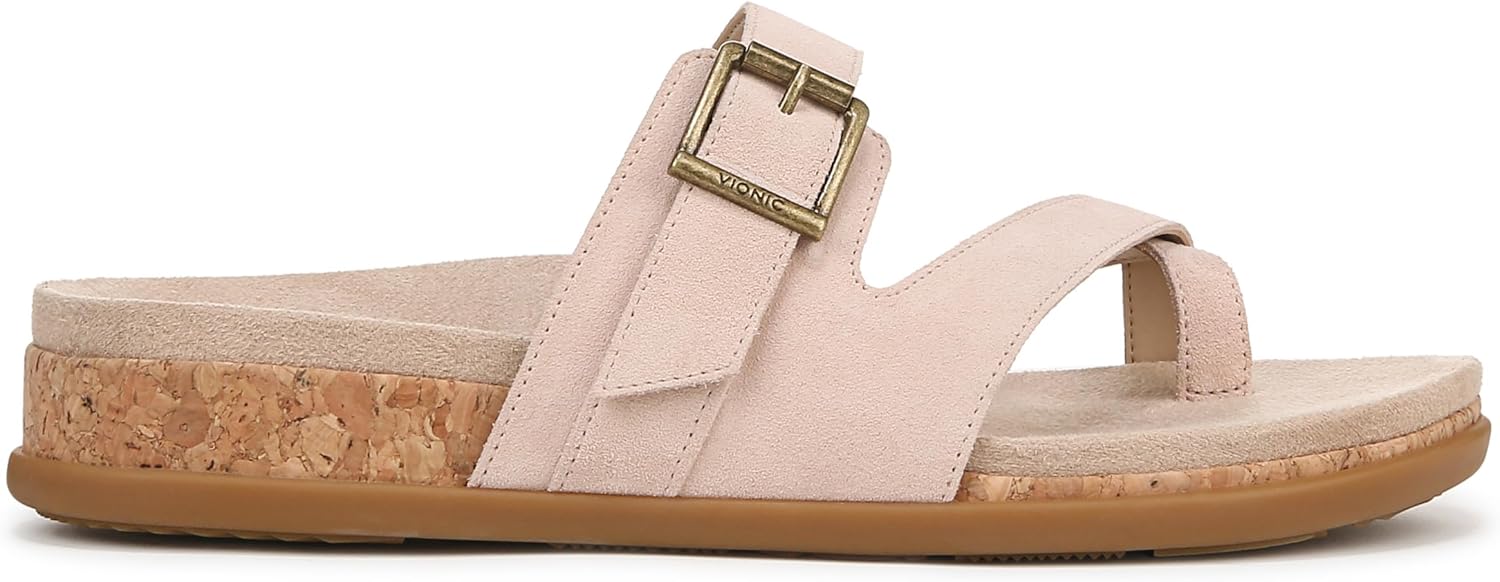 Vionic Women's Carmela Strappy Slide Sandal