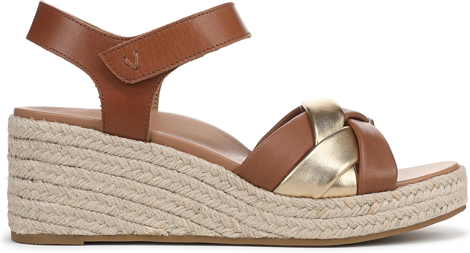 Vionic Women's Saratoga Espadrille Wedge Sandal