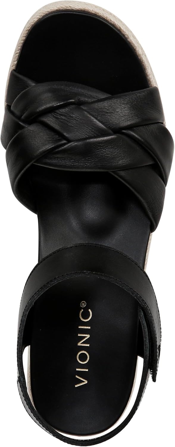 Vionic Women's Saratoga Espadrille Wedge Sandal