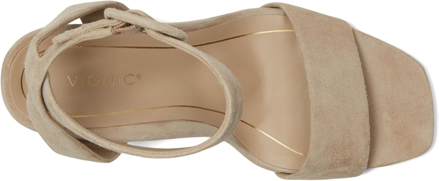 Vionic Women's Napa Zinfandel Strappy Block Heels