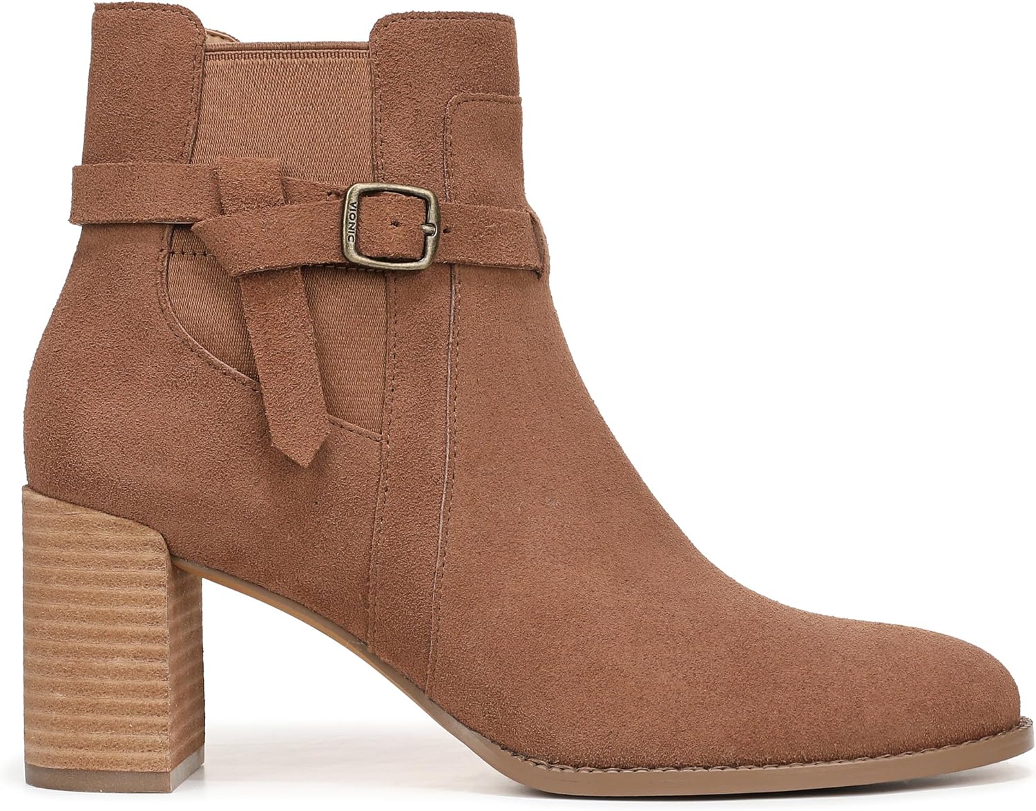 Vionic Women's Vivette Block Heel Ankle Bootie