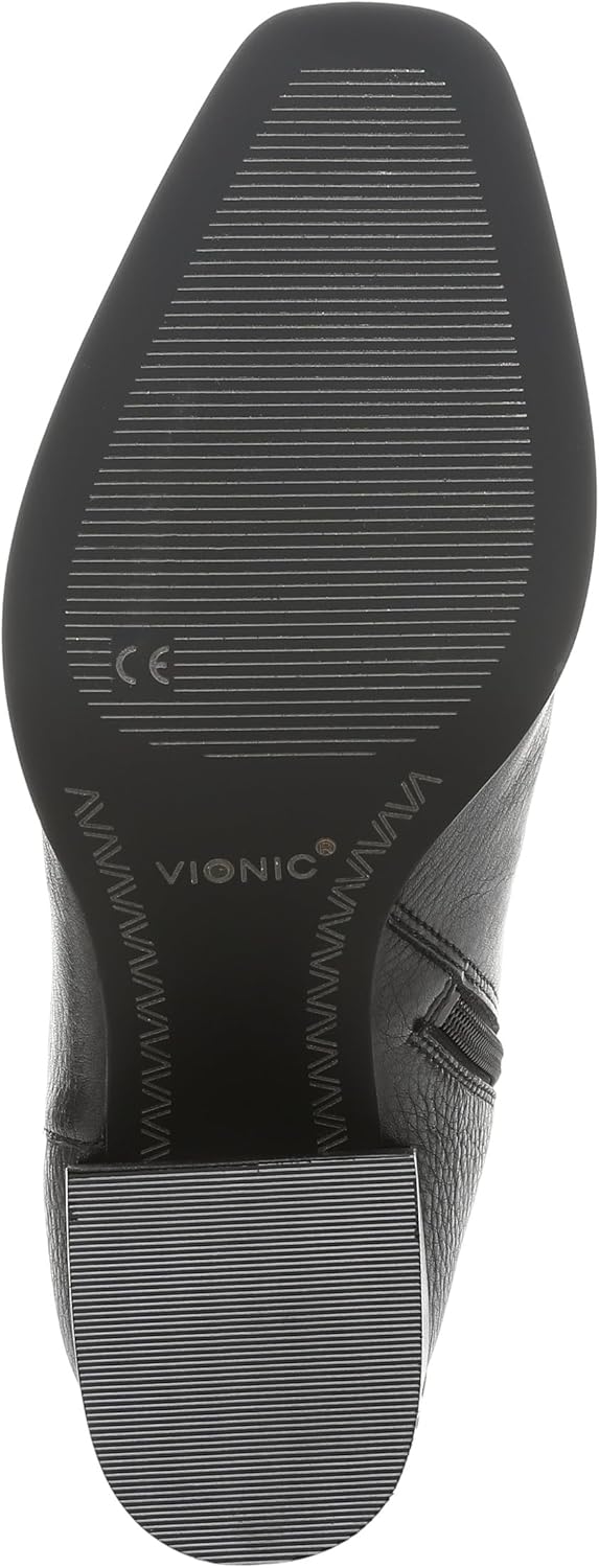 Vionic Womens Vynn Block Heel Ankle Bootie