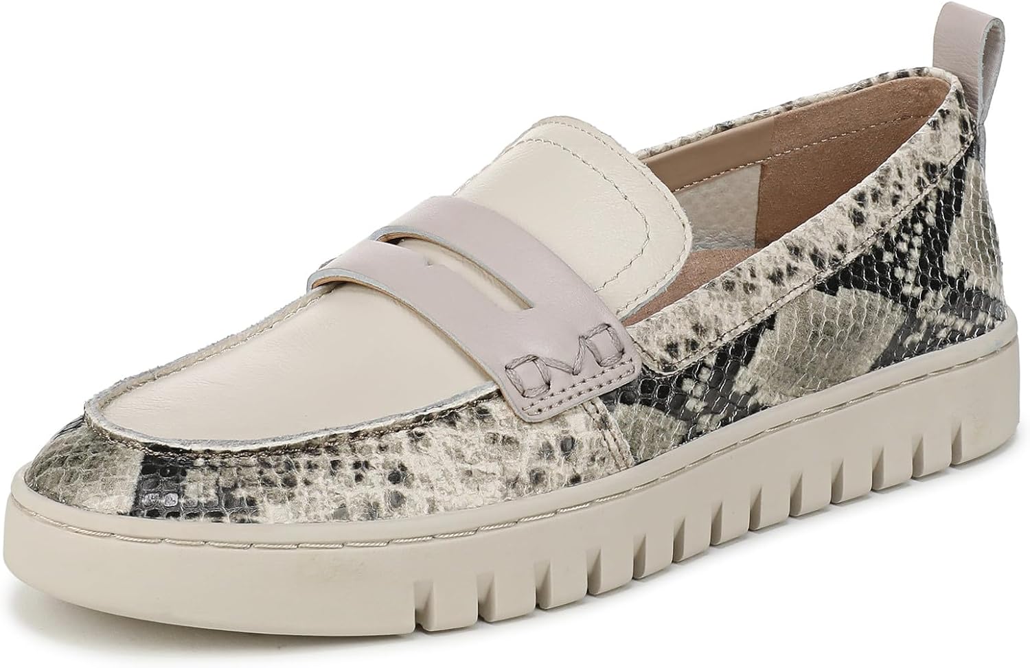 Cream Snake Embossed
