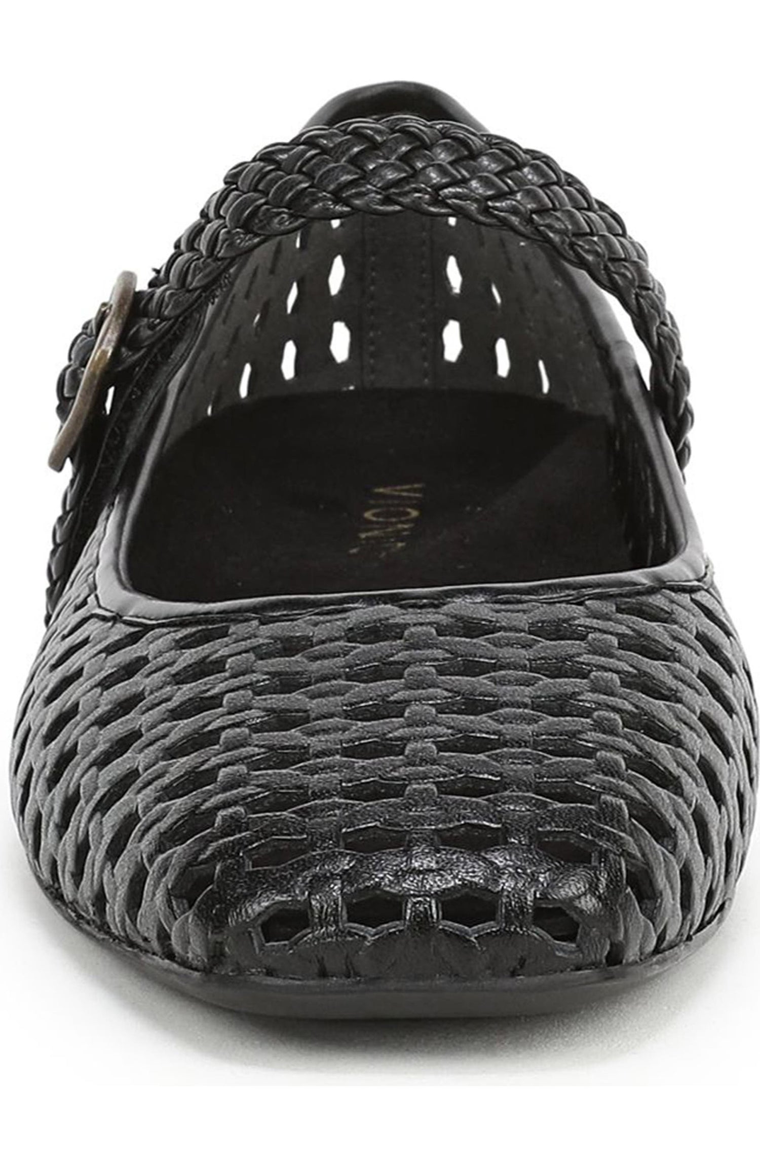 Vionic Women's Alameda Woven Mary Jane Flat