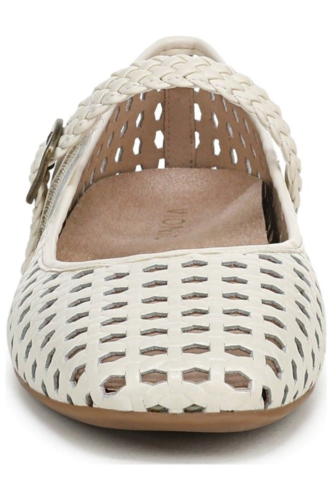 Vionic Women's Alameda Woven Mary Jane Flat