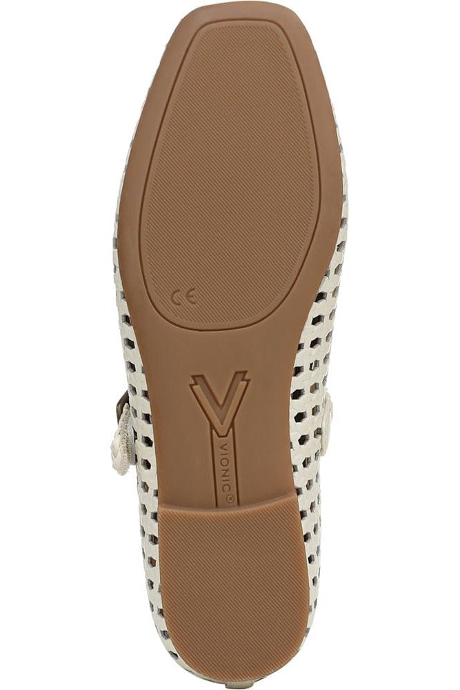 Vionic Women's Alameda Woven Mary Jane Flat