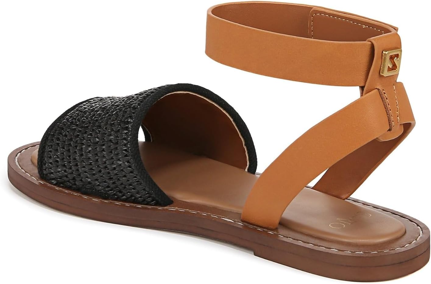 Franco Sarto Women's Rosa Ankle Strap Flat Sandal