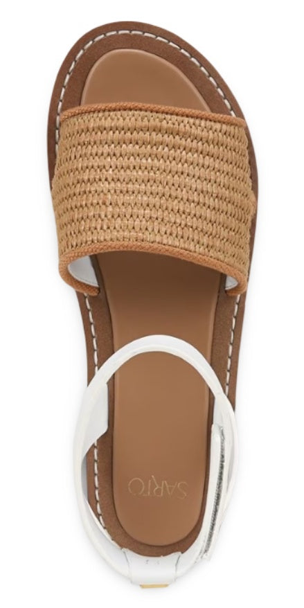 Franco Sarto Women's Rosa Ankle Strap Flat Sandal