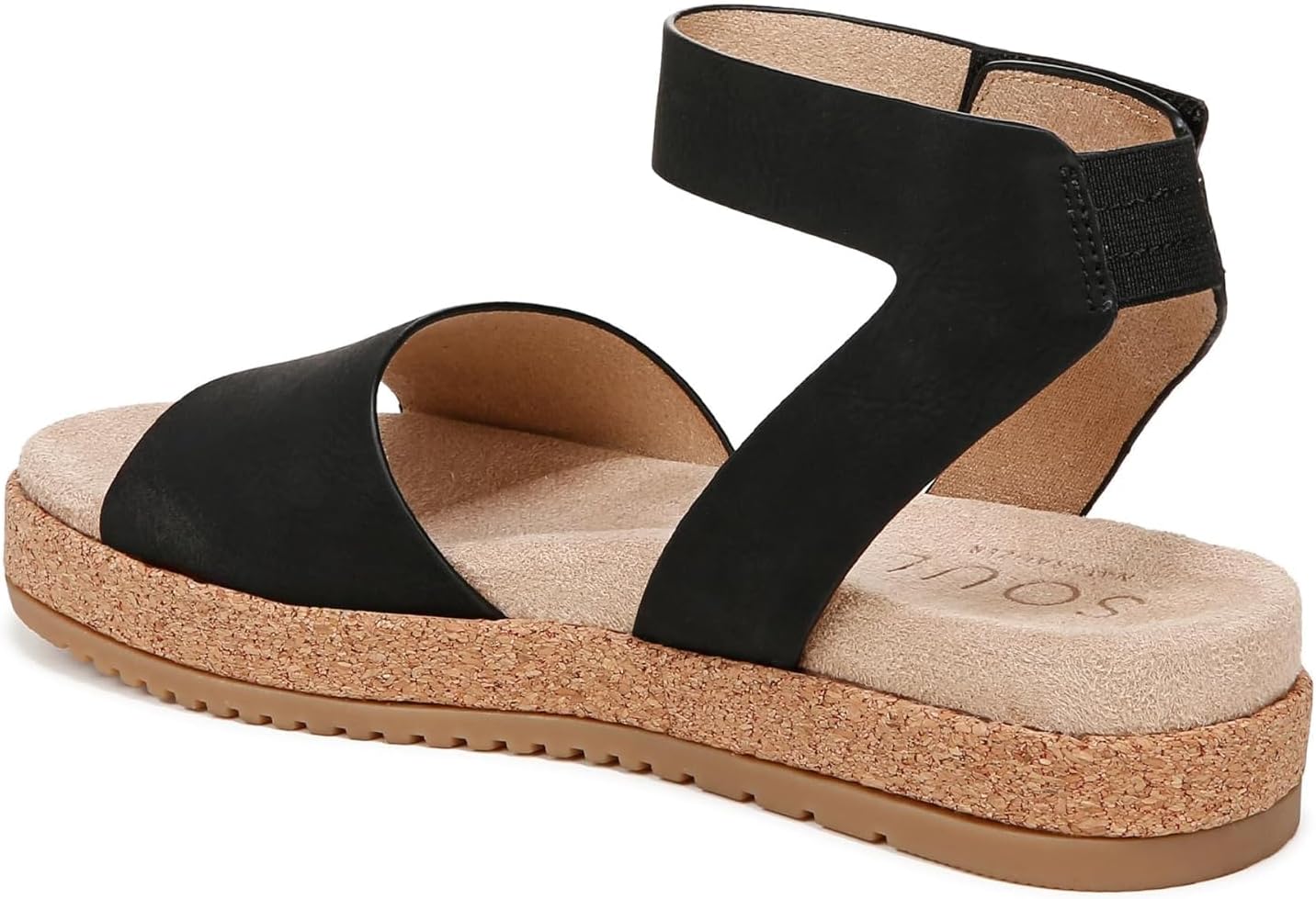 Soul by Naturalizer Womens Deara Platform Flat Sandal