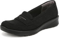 Black Stretch Linen