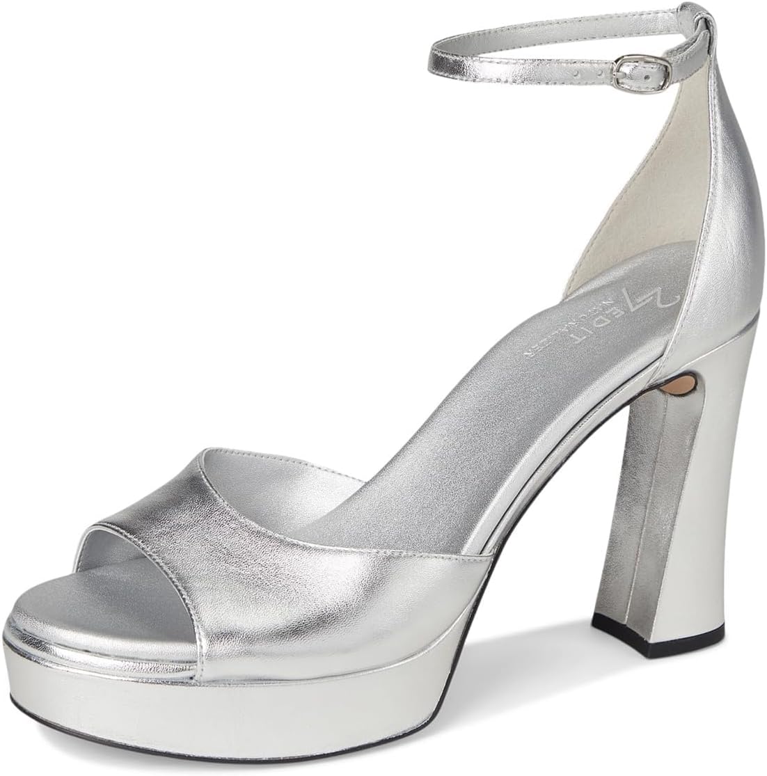 27 EDIT Womne's Delphie Ankle Strap Platform Dress Sandals