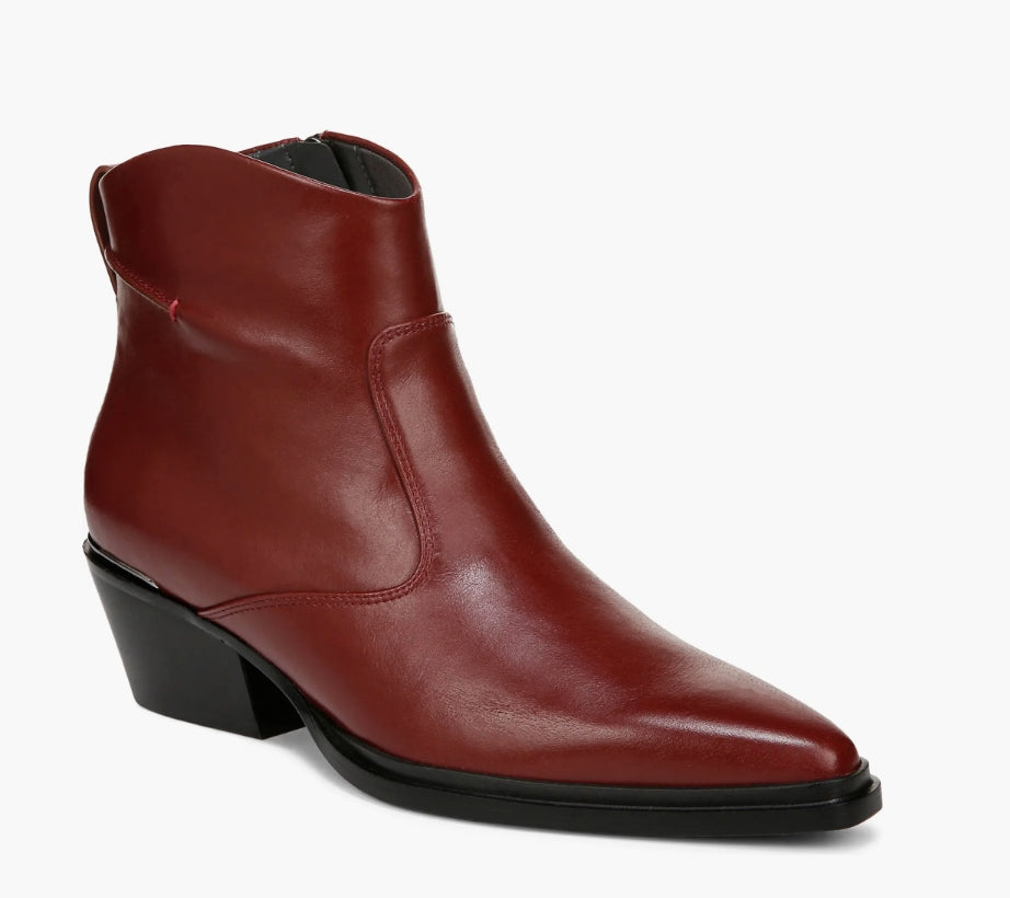 Franco Sarto Women's Leather A-Blake Pointed Toe Booties