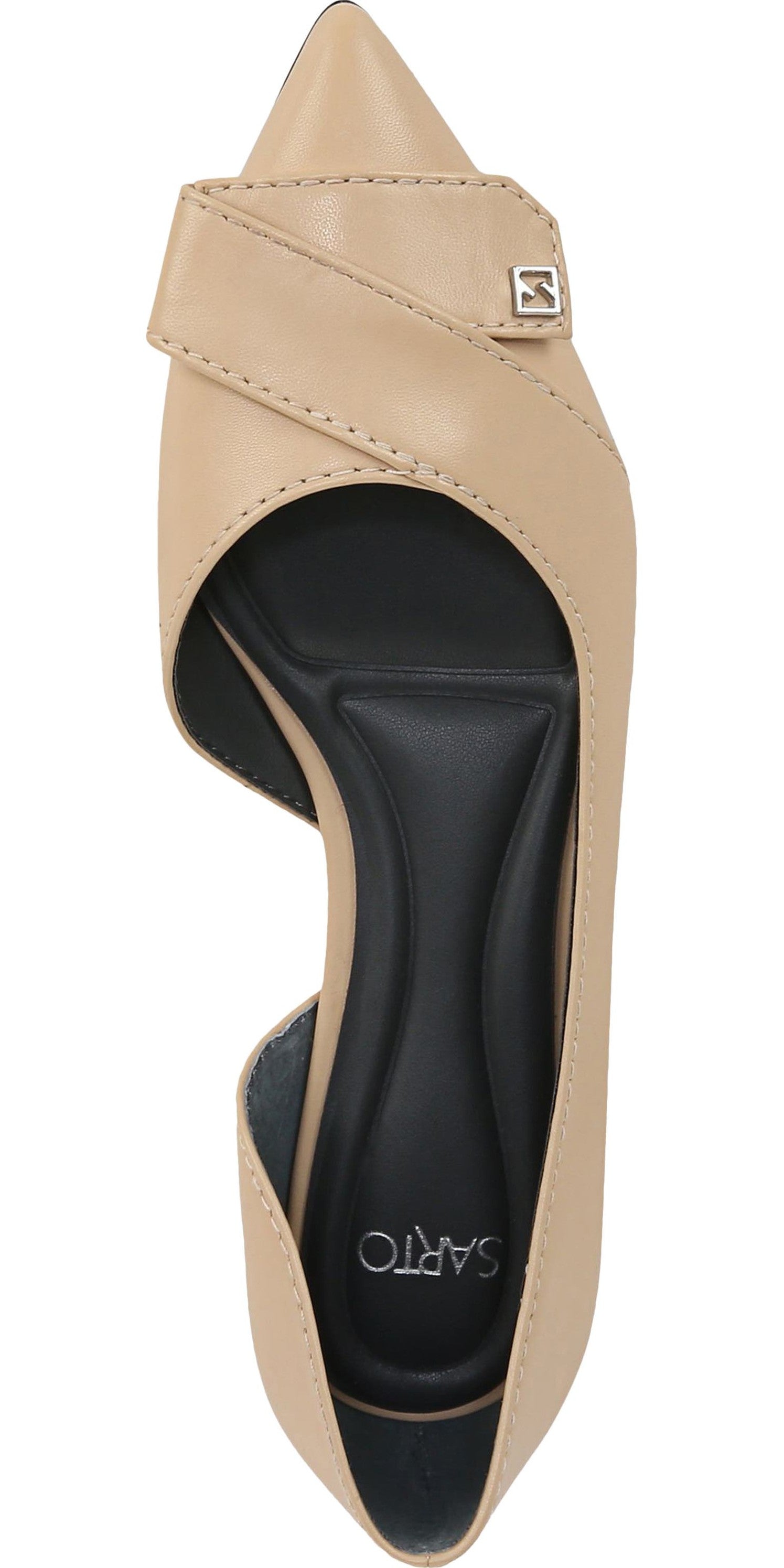 Franco Sarto Women's Elisha 2 Half d'Orsay Pointed Toe Flats