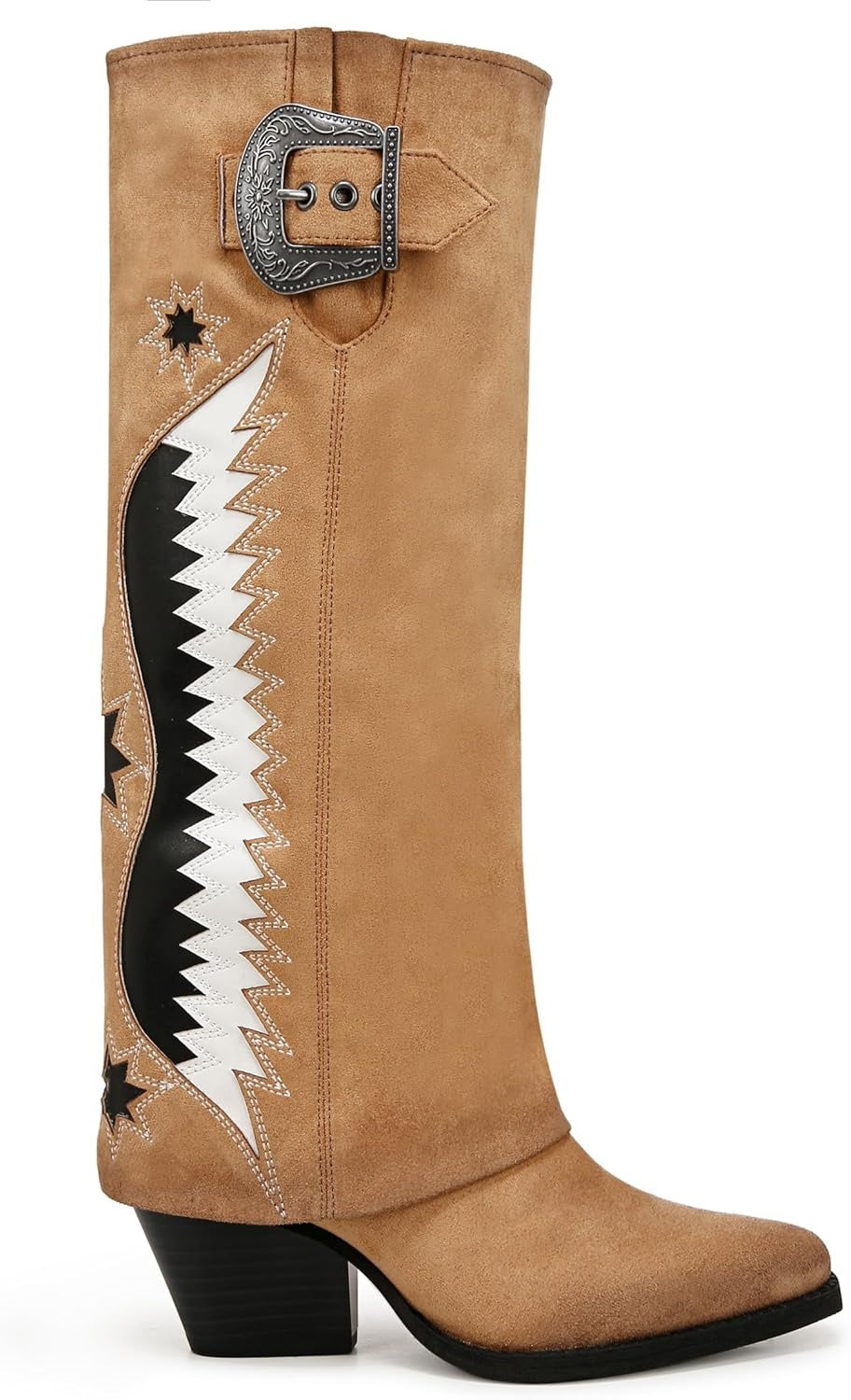 Zodiac Womens Rowena Wings Zip Tall Western Boots