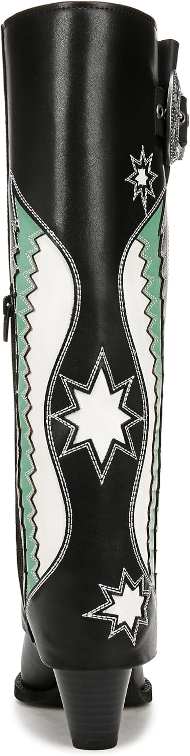Zodiac Womens Rowena Wings Zip Tall Western Boots