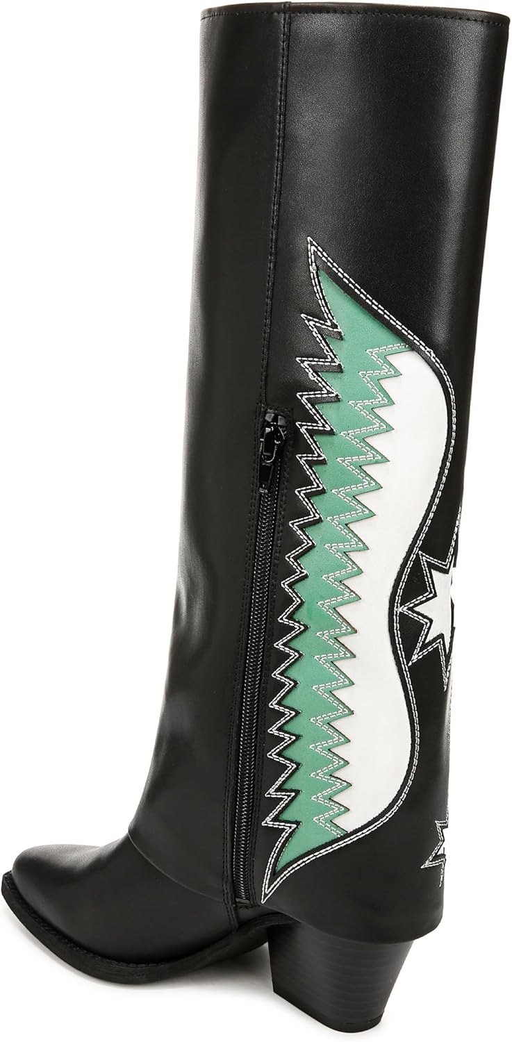 Zodiac Womens Rowena Wings Zip Tall Western Boots