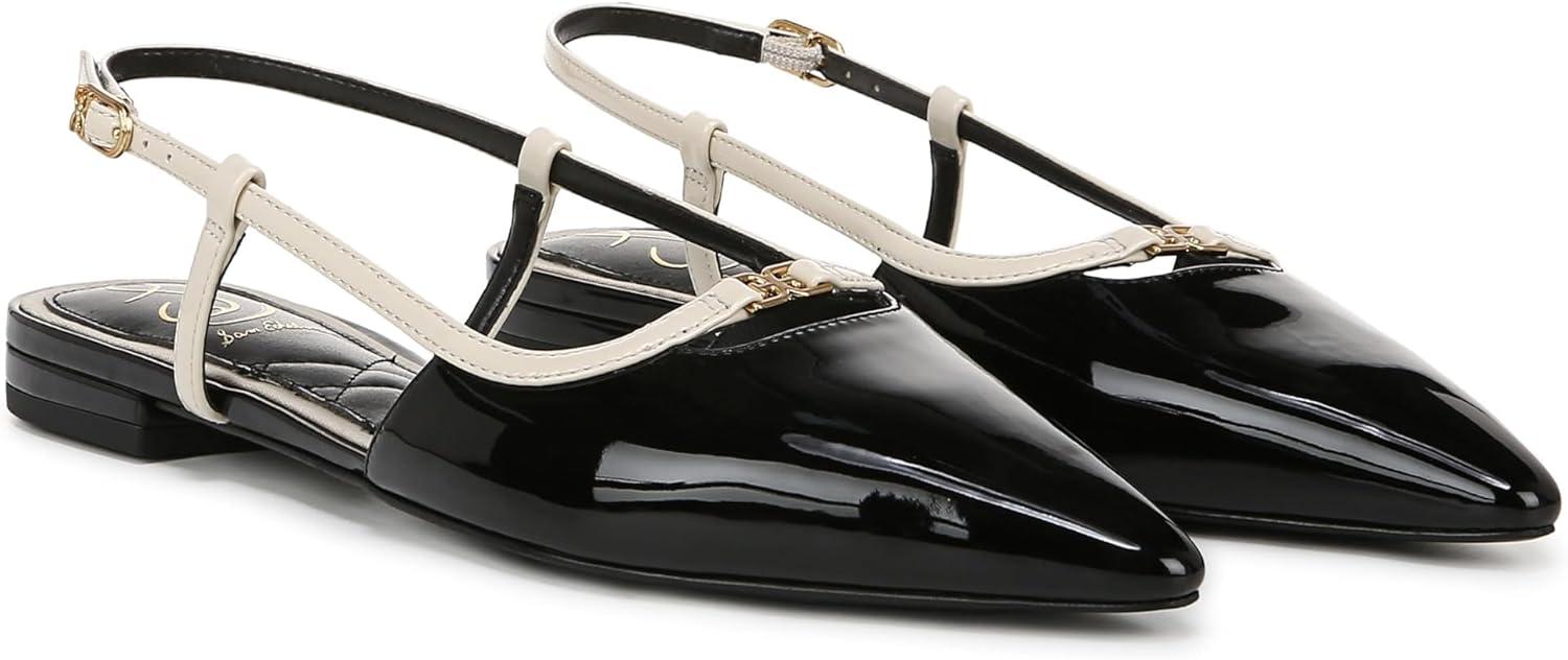 Black Patent/Alpine Ivory