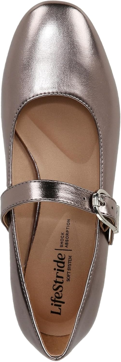LifeStride Womens Cameo MJ Mary Jane Flat