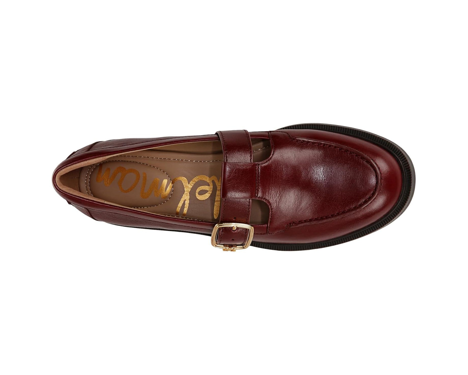 Sam Edelman Women's Elaina T-strap Buckle Loafer