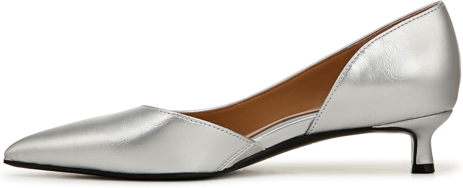 Naturalizer Women's Gallent Pointed Toe Kitten Heel Pump