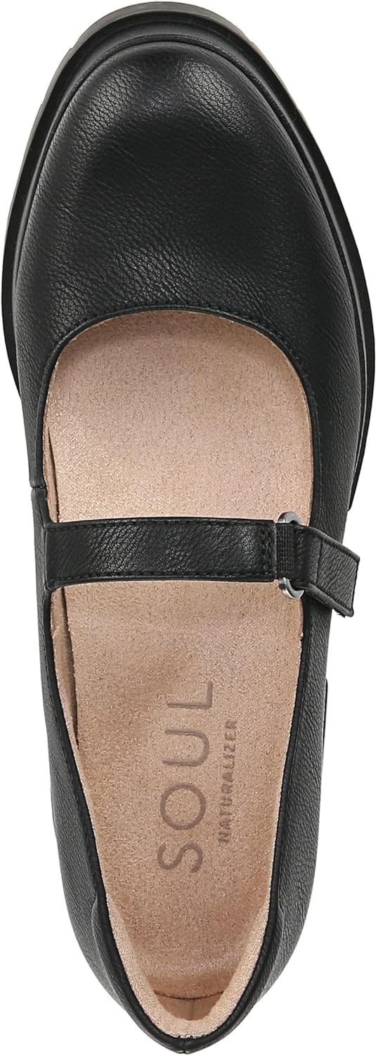 Soul by Naturalizer Women's Olivet Mary Jane Lug Flat