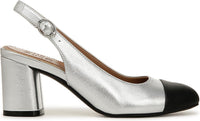 Naturalizer Womens Sophie Cap Toe Slingback Pump