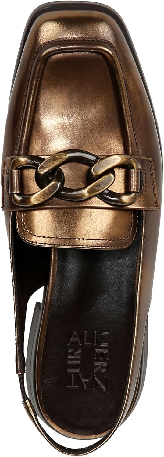 Naturalizer Women's Frances Slingback Chain Detail Loafer