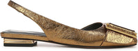 Franco Sarto Women's Tracy Slingback Square Toe Flat
