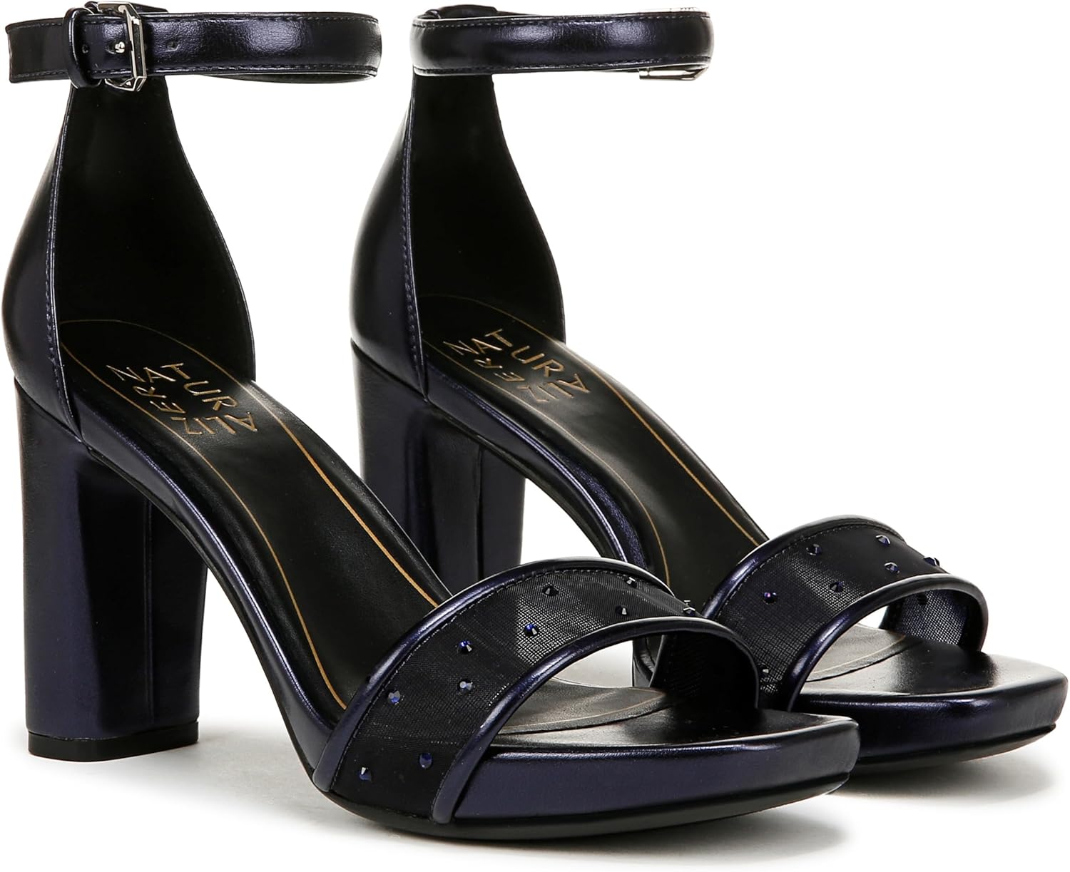 Midnight Blue Mesh Sparkle