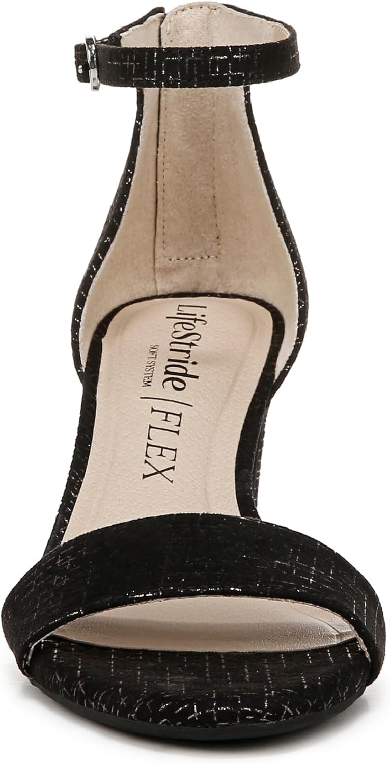 LifeStride Womens Florence Ankle Strap Dress Sandal