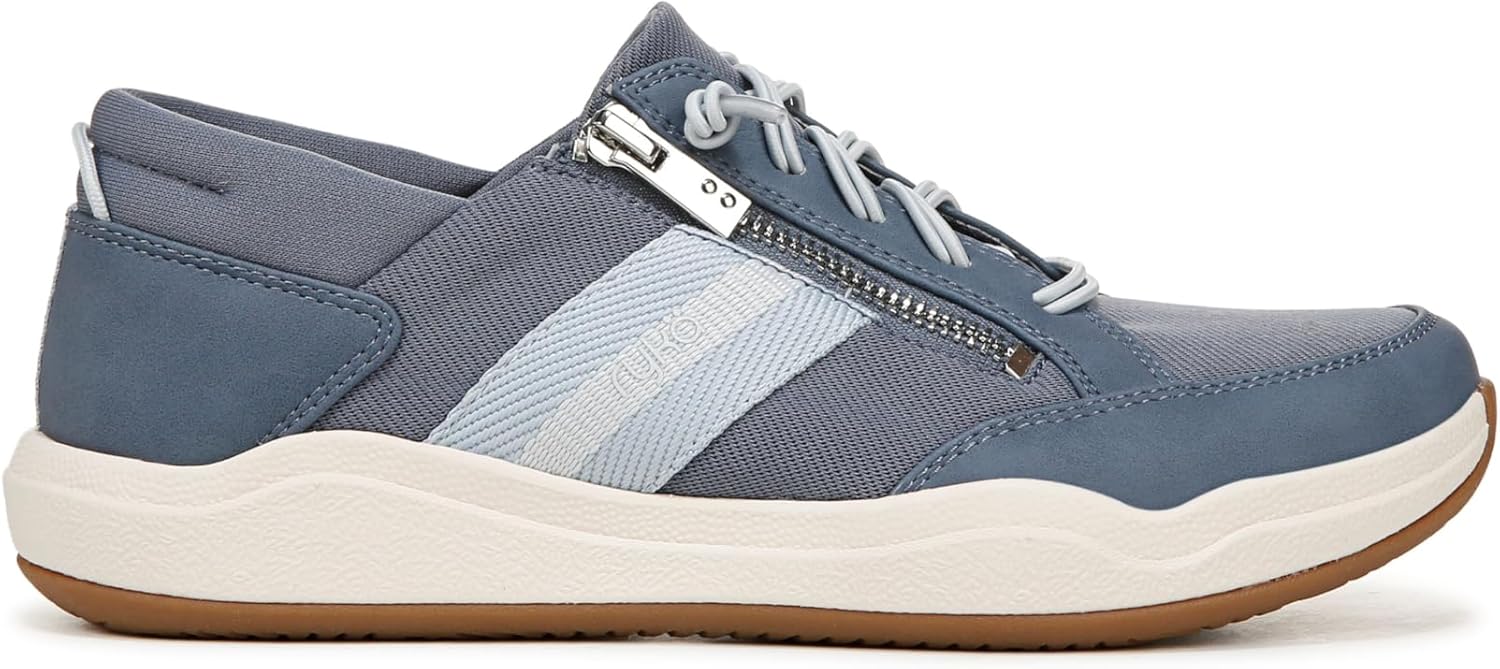 Ryka Women's Carefree Zip Slip On Sneaker