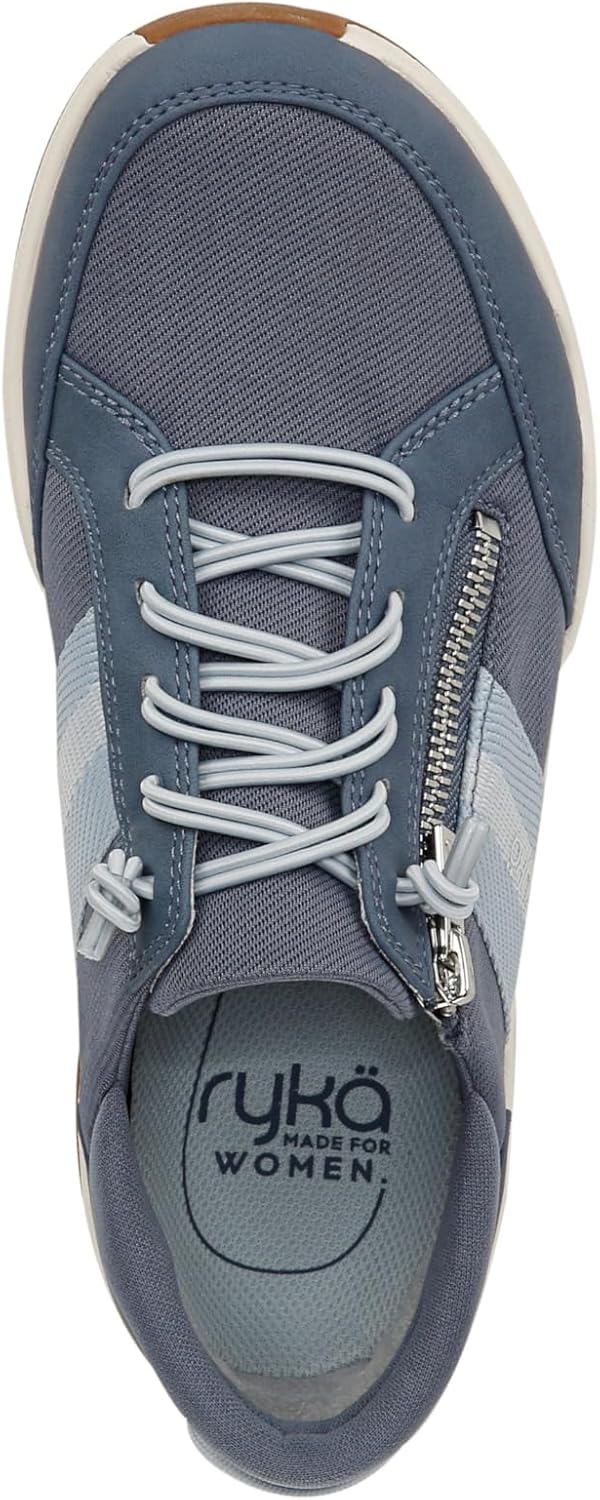 Ryka Women's Carefree Zip Slip On Sneaker