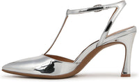 Naturalizer Womens Astrid Pointed Toe T-Strap Pump