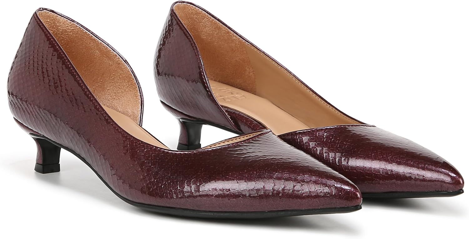 Cranberry Red Snake Print