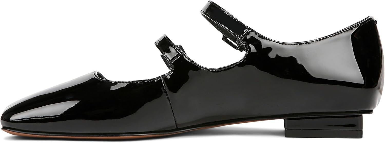Franco Sarto Women's Tesoro Square Toe Mary Jane Flat