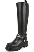 Black Leather Stud