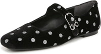 Black Velvet Glitter Dot