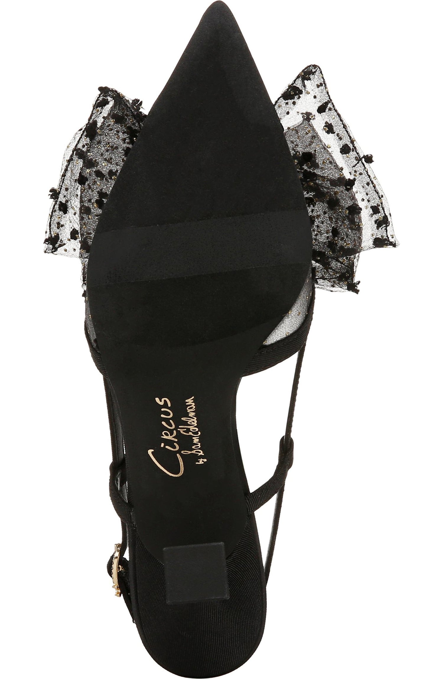Circus NY by Sam Edelman Women's Tess Pointed Toe Slingback Bow Pump