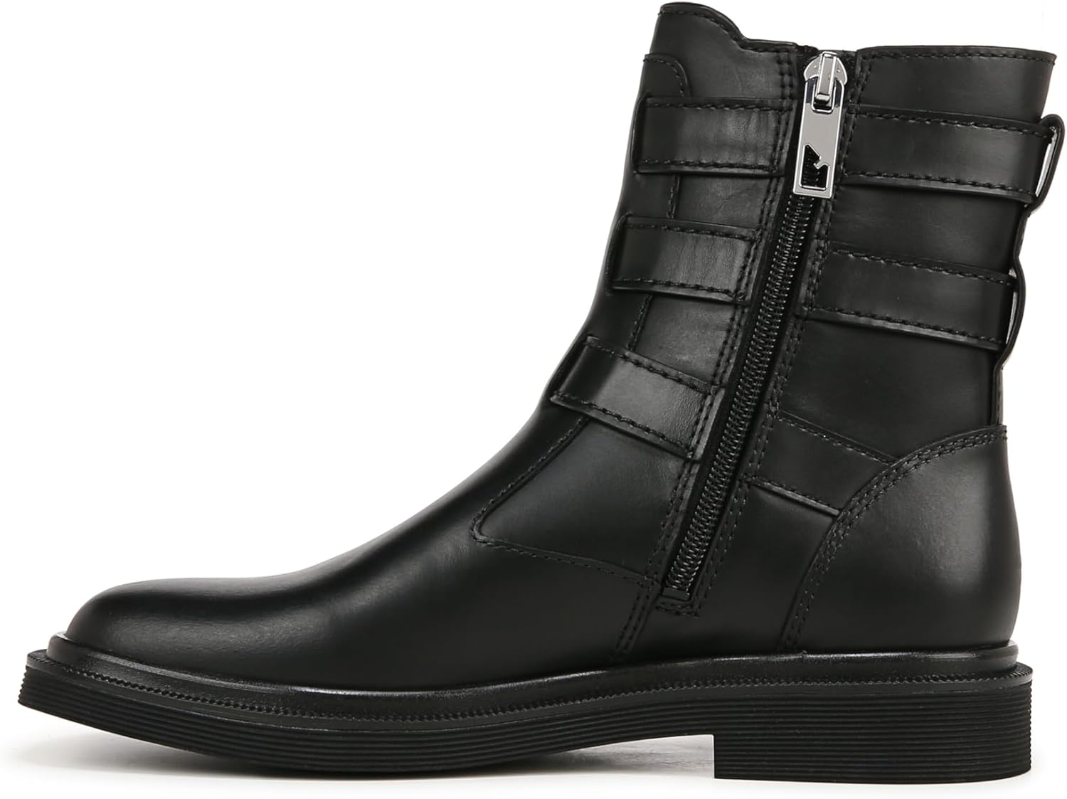 Franco Sarto Womens Argo Buckle Moto Ankle Boot