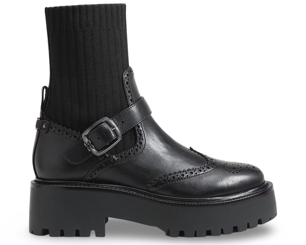 Sam Edelman Women's Elly Lug Sole Wingtip Ankle Boots