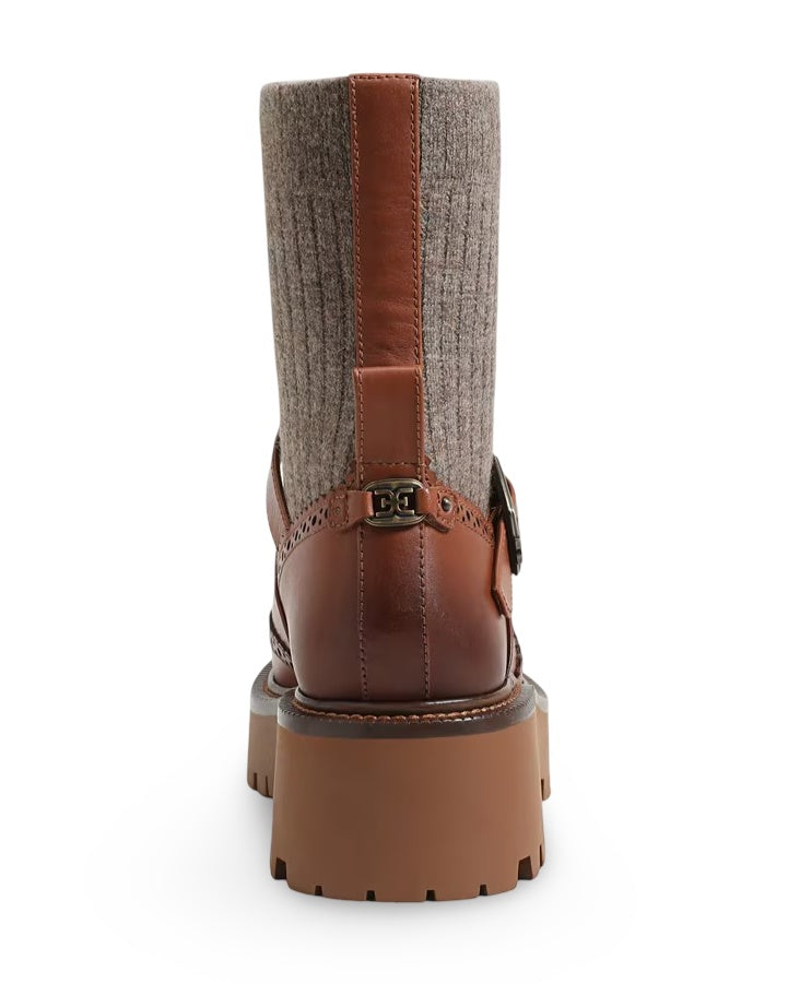 Sam Edelman Women's Elly Lug Sole Wingtip Ankle Boots