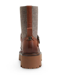 Sam Edelman Women's Elly Lug Sole Wingtip Ankle Boots
