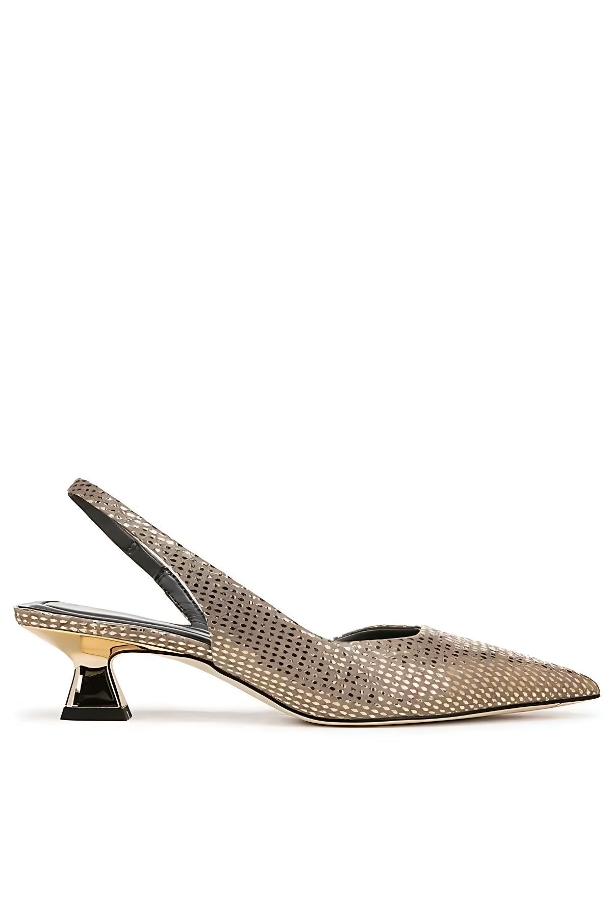 Franco Sarto Women's Devin Pointed Toe Kitten Heel Slingback Pump